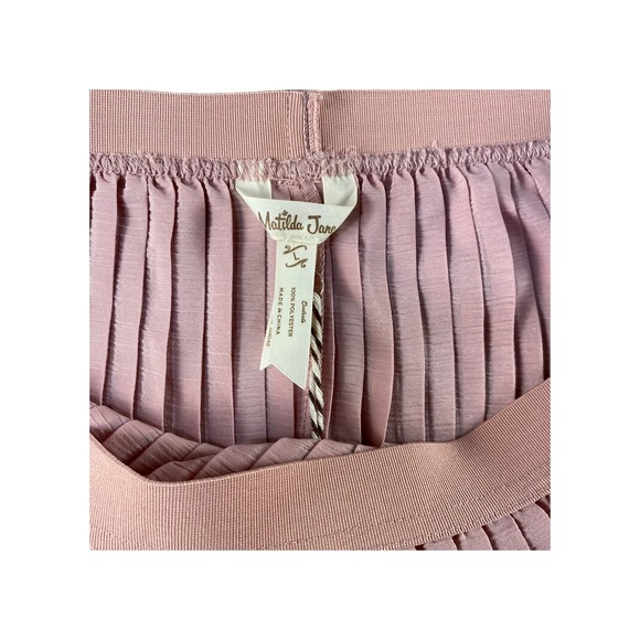 Matilda Jane Pink Pleated Wide Leg Cropped Pants Girls Size 10 - Picture 6 of 9